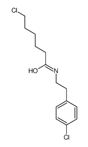 6-Chloro-N-[2-(4-chlorophenyl)ethyl]hexanamide Structure