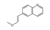 6-(2-methoxyethenyl)quinoline Structure