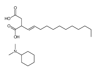 dodecenylsuccinic acid, compound with N,N-dimethylcyclohexylamine (1:1) picture