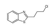 Benzothiazole, 2-(3-chloropropyl)- (9CI) structure