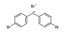 bis(4-bromophenyl)iodonium bromide Structure