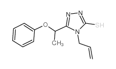 4-烯丙基-5-(1-苯氧基乙基)-4H-1,2,4-噻唑-3-硫醇图片