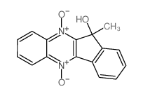 11-methyl-10-oxido-5-oxoindeno[1,2-b]quinoxalin-5-ium-11-ol结构式