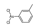 dichloro-m-tolyl-arsine Structure