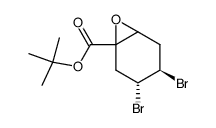 1-Carbo-tert.-butoxy-1,2-oxido-trans-4,5-dibrom-cyclohexan Structure