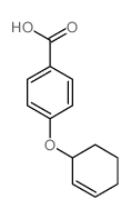 Benzoic acid,4-(2-cyclohexen-1-yloxy)-结构式