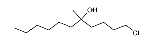 1-chloro-5-methylundecan-5-ol Structure