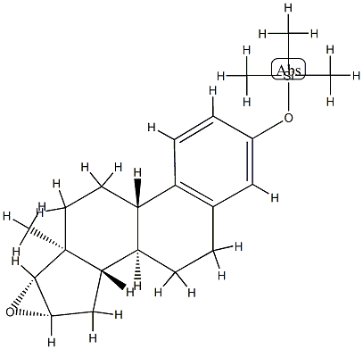 [[16β,17β-Epoxyestra-1,3,5(10)-trien-3-yl]oxy]trimethylsilane结构式