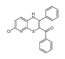 2-chloro-6-phenyl-7-benzoylpyrido[2,3-b][1,4]thiazine Structure