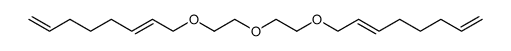 9,12,15-trioxa-1,6,17,22-trieicosatetraene Structure