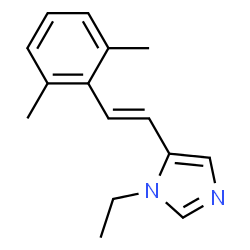 1H-Imidazole,5-[2-(2,6-dimethylphenyl)ethenyl]-1-ethyl-(9CI)结构式