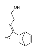 N-(2-hydroxyethyl)bicyclo[2.2.1]hept-2-ene-5-carboxamide结构式