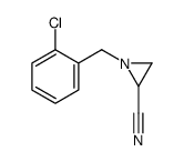 1-[(2-chlorophenyl)methyl]aziridine-2-carbonitrile结构式