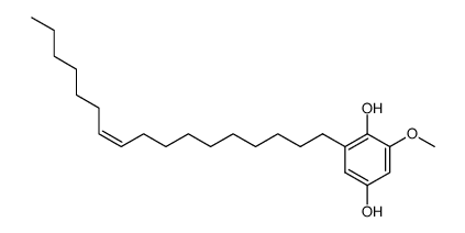 1-(2,5-dihydroxy-3-methoxyphenyl)-10-heptadecene结构式