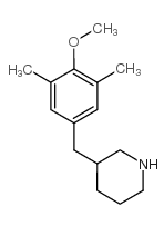 3-(4-METHOXY-3,5-DIMETHYL-BENZYL)-PIPERIDINE structure