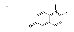 1,2-dimethylquinolin-1-ium-6-ol,iodide结构式