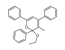 2-ethoxy-3-methyl-2,4,6-triphenylpyran结构式