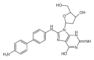 N-(Deoxyguanosin-8-yl)benzidine structure