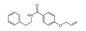 4-allyloxy-N-(2-phenylethyl)benzamide结构式