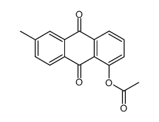 1-acetoxy-6-methyl-anthraquinone结构式