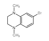 6-溴-1,4-二甲基-1,2,3,4-四氢喹噁啉结构式