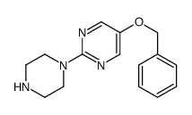 5-Benzyloxy-2-(1-piperazinyl)pyrimidine structure