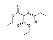 diethyl 2-(propanoylamino)propanedioate Structure