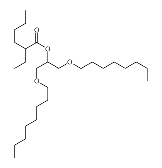 1,3-dioctoxypropan-2-yl 2-ethylhexanoate Structure