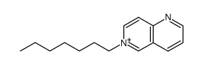 6-heptyl-1,6-naphthyridin-6-ium Structure