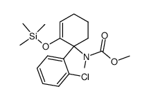 methyl (2'-chloro-6-((trimethylsilyl)oxy)-3,4-dihydro-[1,1'-biphenyl]-1(2H)-yl)(methyl)carbamate Structure