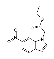 Ethyl (6-nitro-1H-indol-1-yl)acetate结构式