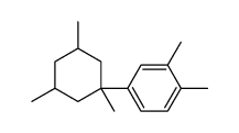 1,2-dimethyl-4-(1,3,5-trimethylcyclohexyl)benzene Structure