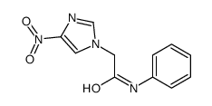 2-(4-nitroimidazol-1-yl)-N-phenylacetamide Structure