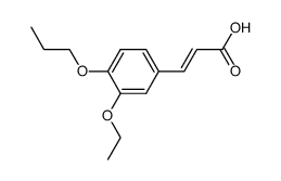 3-(3-ETHOXY-4-PROPOXY-PHENYL)-ACRYLIC ACID Structure