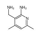 3-(aminomethyl)-4,6-dimethylpyridin-2-amine Structure