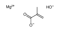 hydroxy(methacrylato-O)magnesium Structure