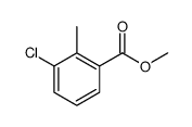 3-氯-2-甲基苯甲酸甲酯结构式