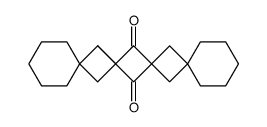 9,19-Dioxo-tetraspiro<5,1,1,1,5,1,1,1>eicosan结构式