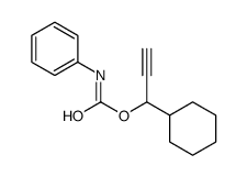 Cyclohexanemethanol, alpha-ethynyl-, carbanilate Structure