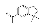 6-acetyl-1,1-dimethylindane Structure