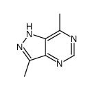 1H-Pyrazolo[4,3-d]pyrimidine, 3,7-dimethyl- (9CI)结构式