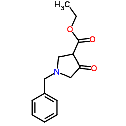 1-苄基-4-酮基-3-吡咯烷甲酸乙酯图片