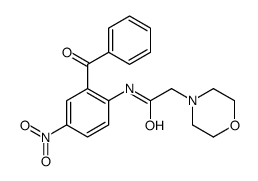 N-(2-benzoyl-4-nitrophenyl)-2-morpholin-4-ylacetamide Structure