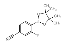 4-Cyano-2-fluorophenylboronic Acid Pinacol Ester structure