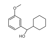 (R)-cyclohexyl-(3-methoxyphenyl)methanol结构式