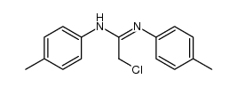 2-chloro-N,N'-di-p-tolylacetimidamide结构式