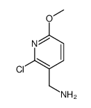 (2-氯-6-甲氧基吡啶-3-基)甲胺结构式