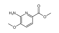 6-amino-5-methoxy-pyridine-2-carboxylic acid methyl ester Structure