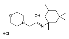 2-morpholin-4-yl-N-(1,3,3,5-tetramethylcyclohexyl)acetamide,hydrochloride Structure