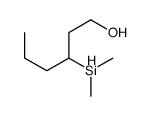 3-dimethylsilylhexan-1-ol结构式